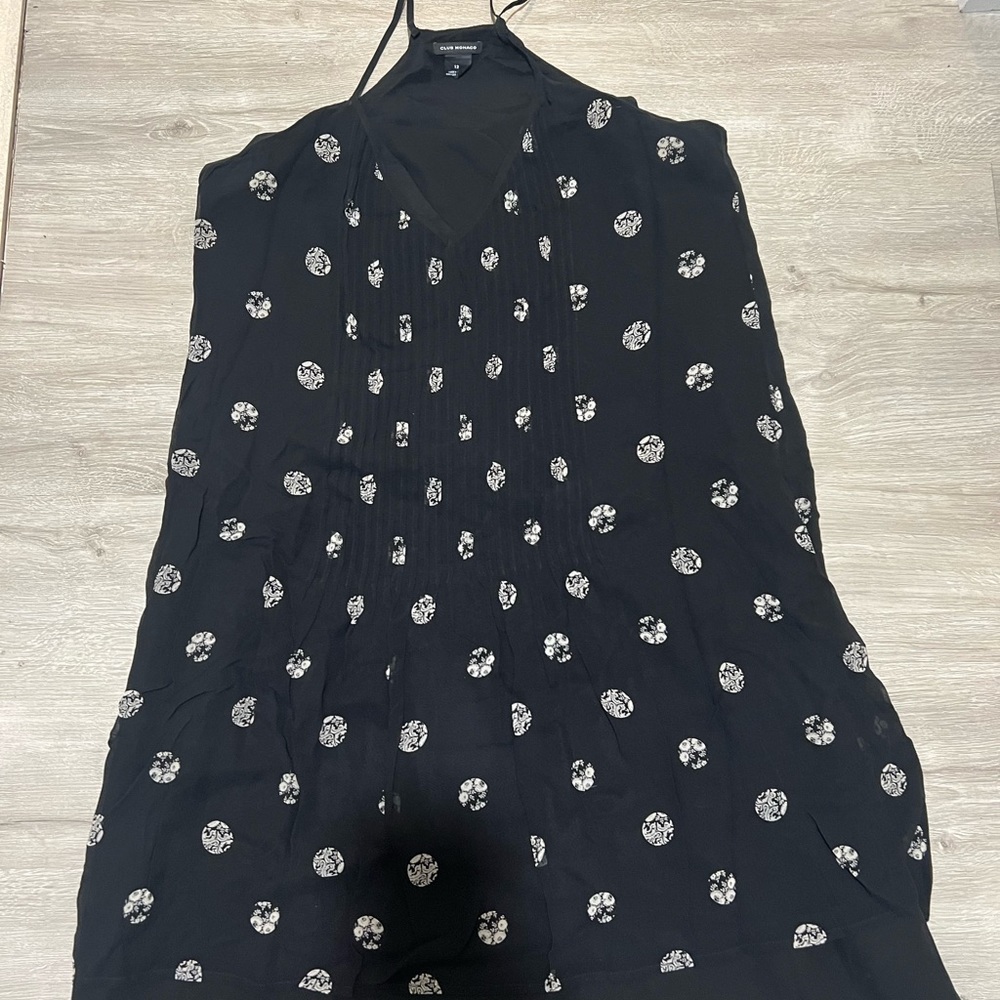 Club Monaco Black & White Dress